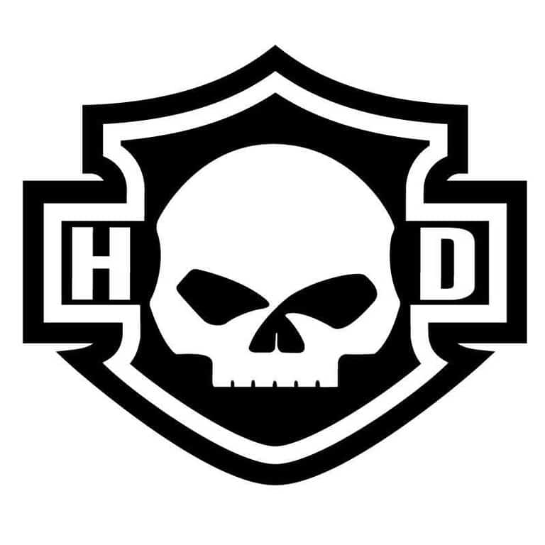47246 Harley Davidson logo HD